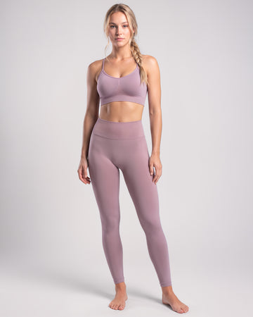 Essential Contour Leggings Set + Power Core Bra (Cameo Pink)